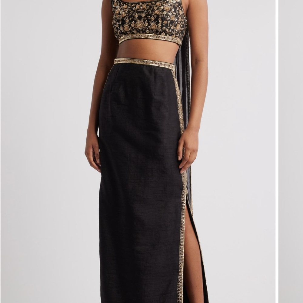 Skirt crop Ravi set lehenga choli with dupatta